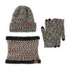 XiHong Winter Warm Hat Scarf Glove Set