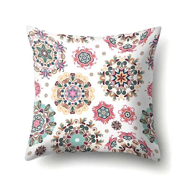 Colorful Exotic Style Abstract Geometric Bohemian Decorative Cushion Cover Square Geometry Pillowcase Home Decor Pillows Cover