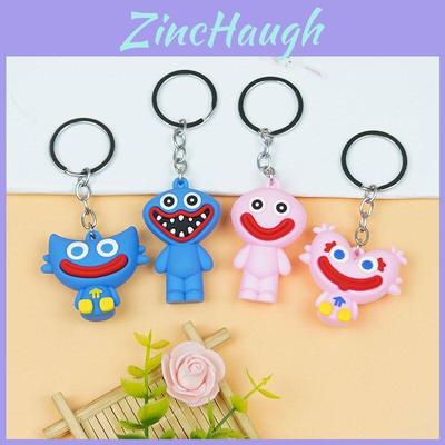 Stylish Poppy Playtime Silicone Keychain For Anime Lovers