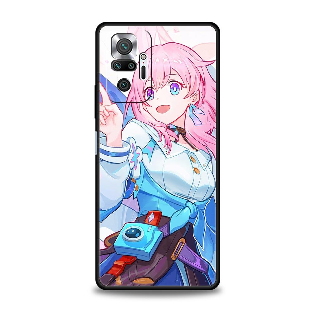 

Honkai Star Rail Genshin Impact Phone Case For Xiaomi Redmi Note 13 12 5G 11 10 Pro 4G Plus 9S 9 8 7 9T 8T 10C 9C 9A Soft Cover Redmi 10C