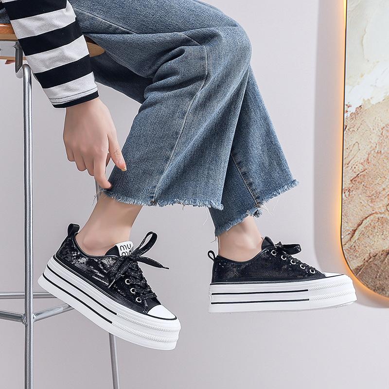 Sommer Neue Studenten Ins Vielseitige Dicke Sohle Schuhe Frühling und Sommer Freizeitschuhe