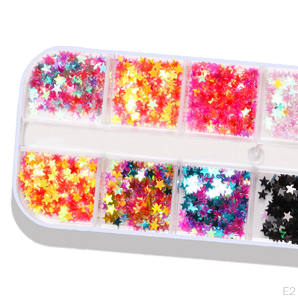 Nail Paillettes Tinsel Flakes Nails Eyes Make