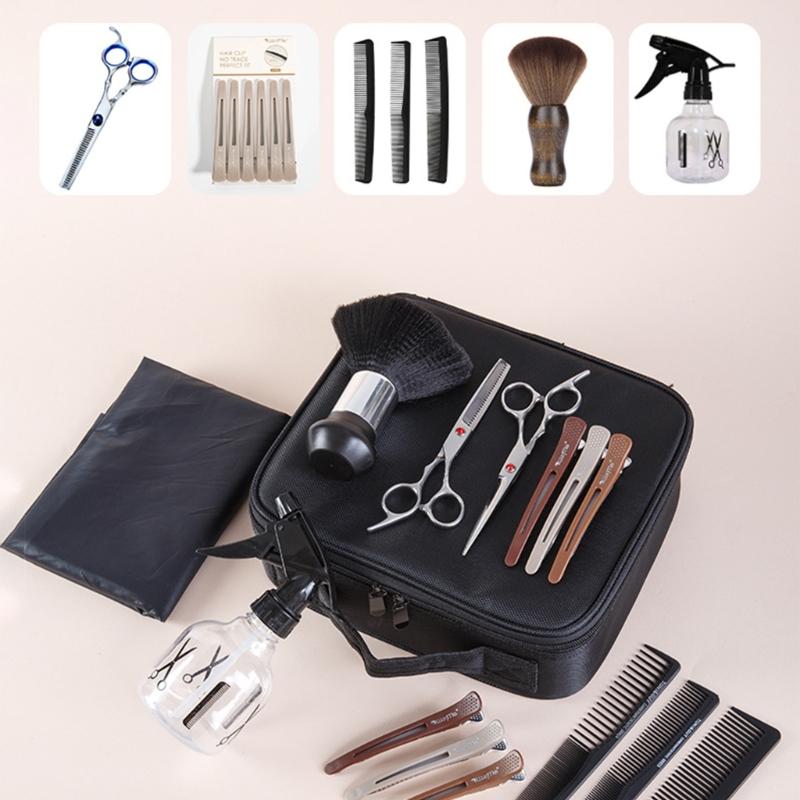 Hairdressing Bag Hairstylist Travel Bag Cosmetics Beauty Hairdresser Bag with Shoulder Strap Barber Tool Storage Bag