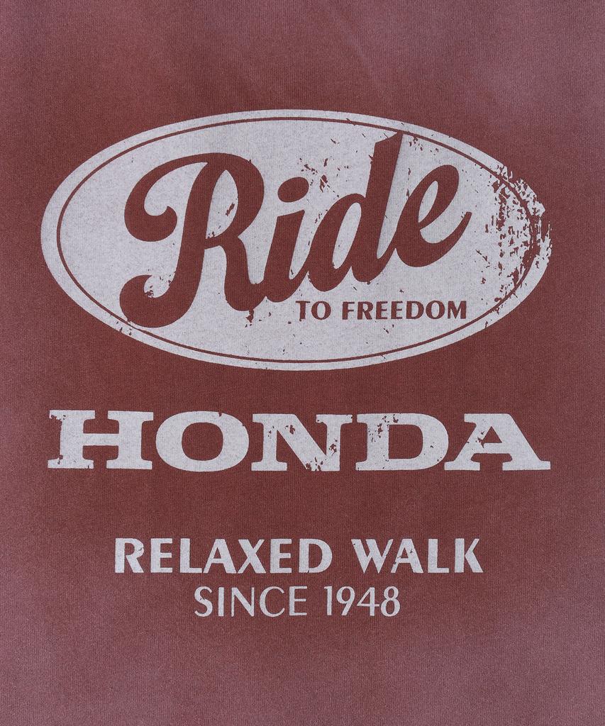 PHYPS MOTORCYCLE Womens Vintage Ride Washed Crop Tee Dark Red