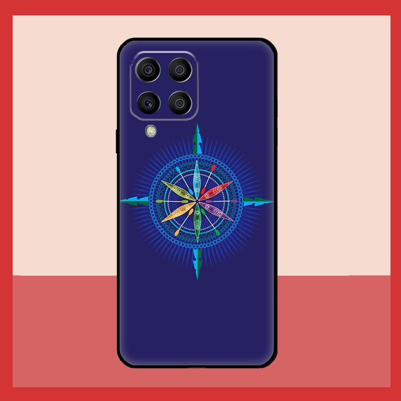 Compass Case For Samsung Galaxy M11 M31 M14 M34 M54 M12 M32 M52 M15 M13 M06 M16 M36 M56 M53 M35 M55