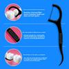 Tooth-point Round Bottle Ultra-fine Bamboo Charcoal Dental Floss Picks for Oral Care and Cleaning