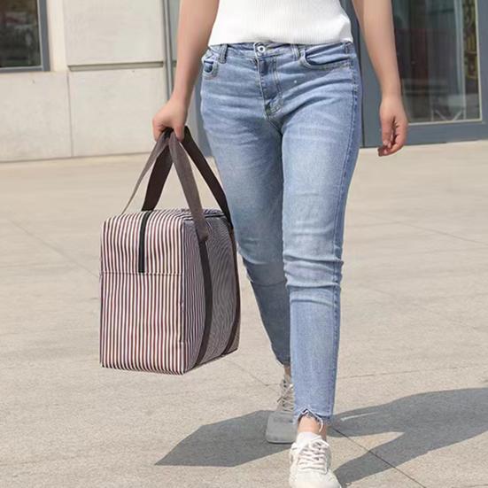 Geantă de depozitare foarte mare cu fermoare și mânere de transport Geantă pentru organizare haine impermeabilă și rezistentă la umiditate Geantă de mutare din pânză Oxford rezistentă