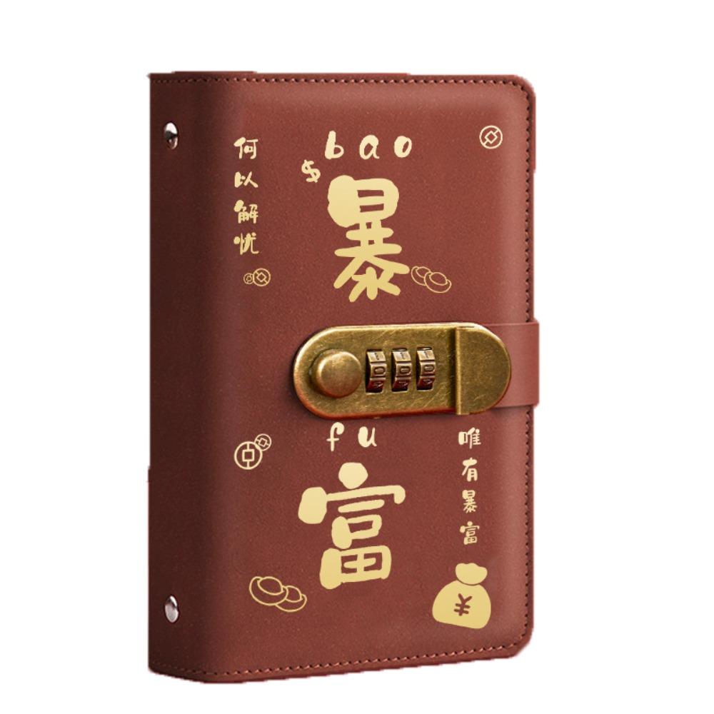 With Password Lock Budget Binder with Lock Wallet Storage Planner Organizer Girls Boys