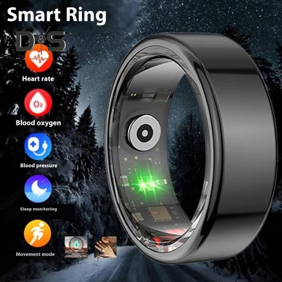 Smart Ring Fitness Tracker Ring with Motion Tracking IP68 Waterproof Bluetooth-compatible Sleep Monitor Health Tracker Ring