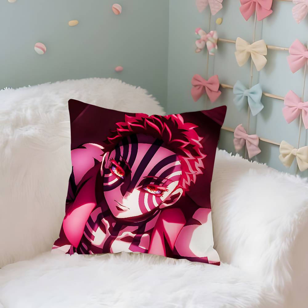 Anime DDemon Slayer AAkazaS Cute Case Plush Fabric Soft Pillowcase Double Sided Print Cushion Cover Household Gifts