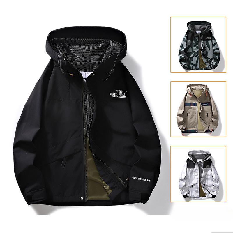 

Пальто новое уличное с капюшоном мужское повседневное модное весенне-осеннее рабочее пальто с капюшоном модная свободная одежда 4XL