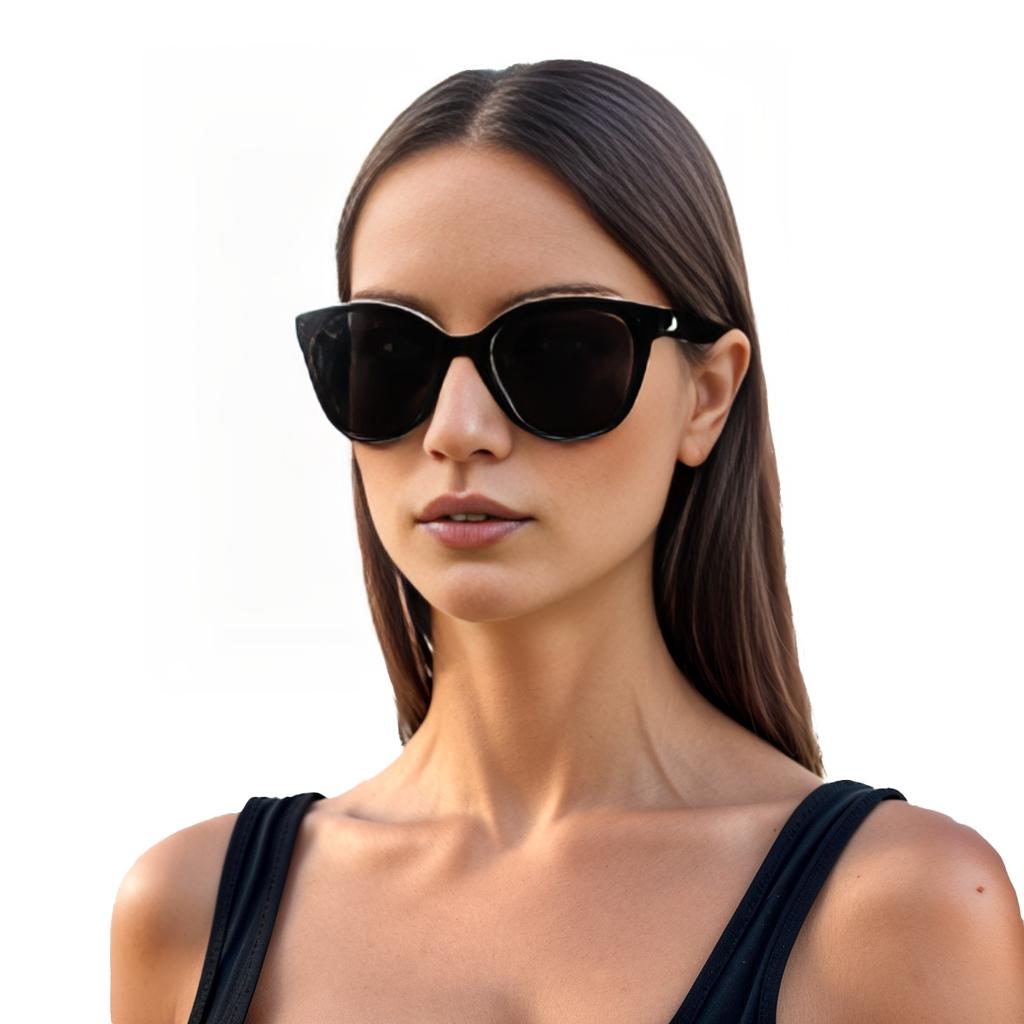 Chanel Butterfly Sunglasses Unisex Sunglasses Black Beige Brown CH5414-C534/3