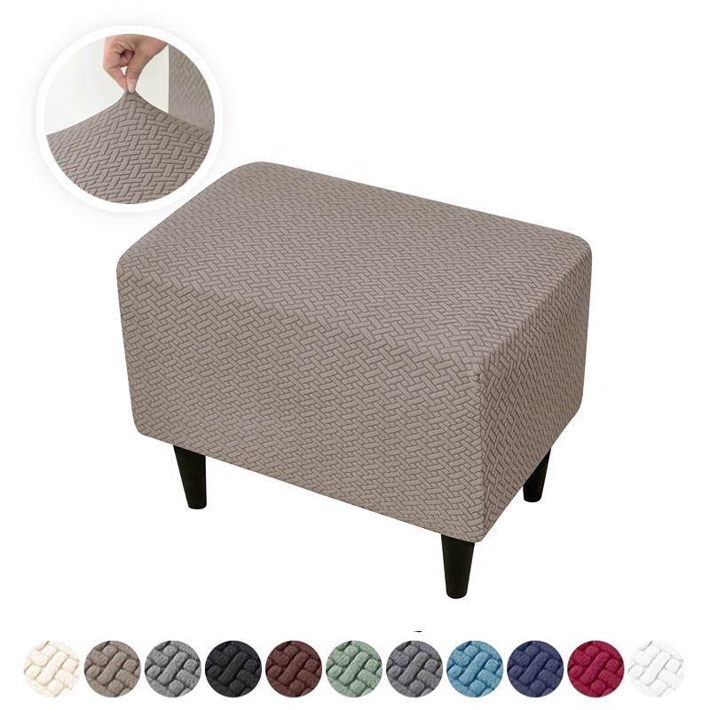 Stretch Wingback Chair Covers Jacquard Armchair Slipcovers Wing Chair Cover with Seat Cushion Case Sofa Cover for Living Room