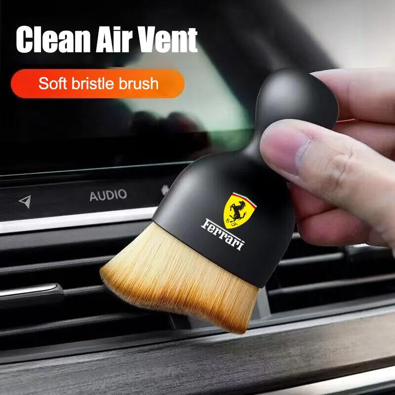 Car Interior Cleaning Soft Brush Tools Dust Remover For Ferrari 296 GTB GTS Roma Purosangue 812 Competizione SF90 F8 Tributo ZX0