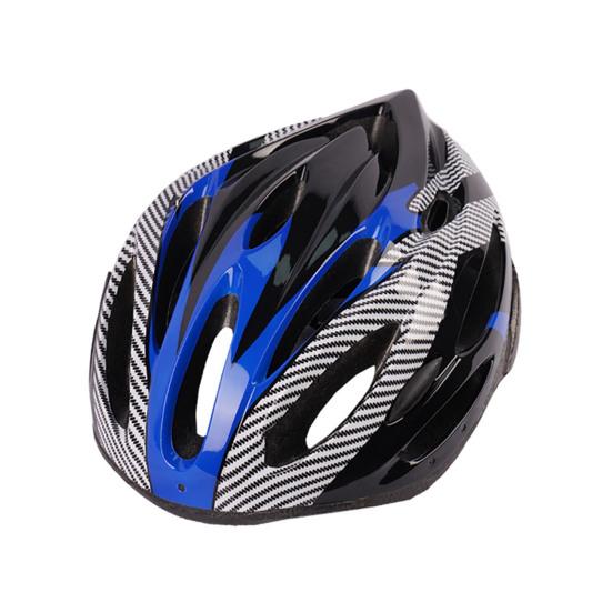 Unisex Streifenmuster Fahrradhelm Outdoor Sport Fahrrad Zubehör