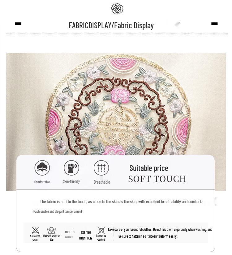 Women's Summer 2024 Chinese Style Cotton T-Shirt: Trendy Short Sleeve Top