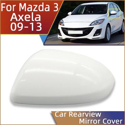 For Mazda 3 Axela BL 2009 2010 2011 2012 2013 Car Door Rearview Mirror Cap Cover Housing Wing Side Mirror Shell Case Shell