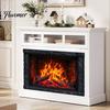 Indoor Outdoor Wall Art Fireplace Flame Decal, Vintage European Background Sticker, Self-Adhesive Retro Style Mural Waterproof for Living Room Dining