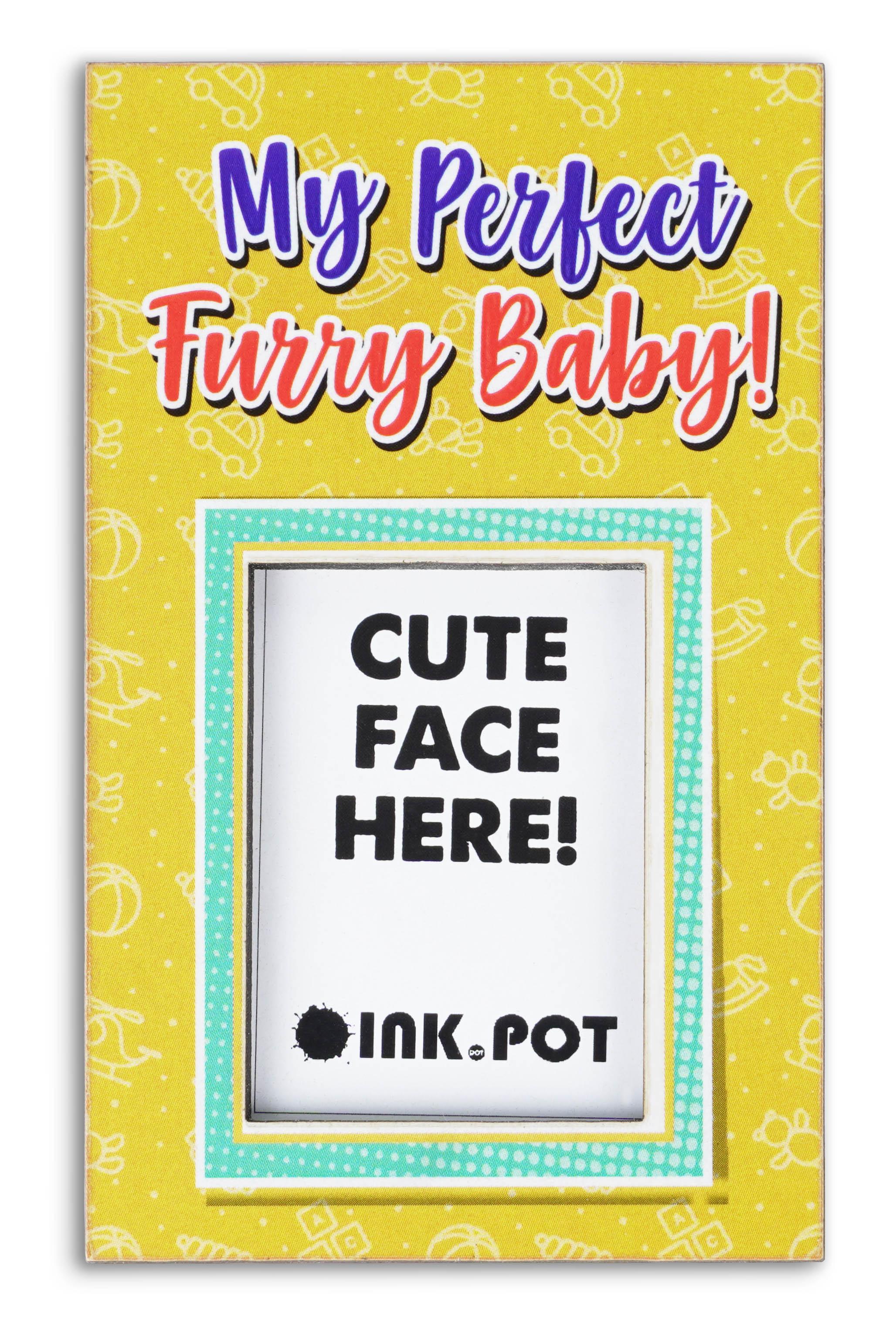 

Inkdotpot My Perfect Furry Baby фото магнитная рамка-собака кошка магнитные фоторамки для магнитов на холодильник-9x5.5 9x5.5 cm жёлтый