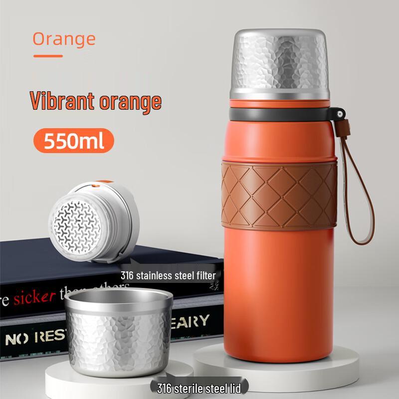 MRSIKEY 316L Stainless Steel Insulated Portable Tea Infuser Bottle