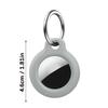 Shockproof Holder Thin Soft PC Cover with Keychains Water Resistant Surfaces Protective Shell Not Slip Grip for Trackers
