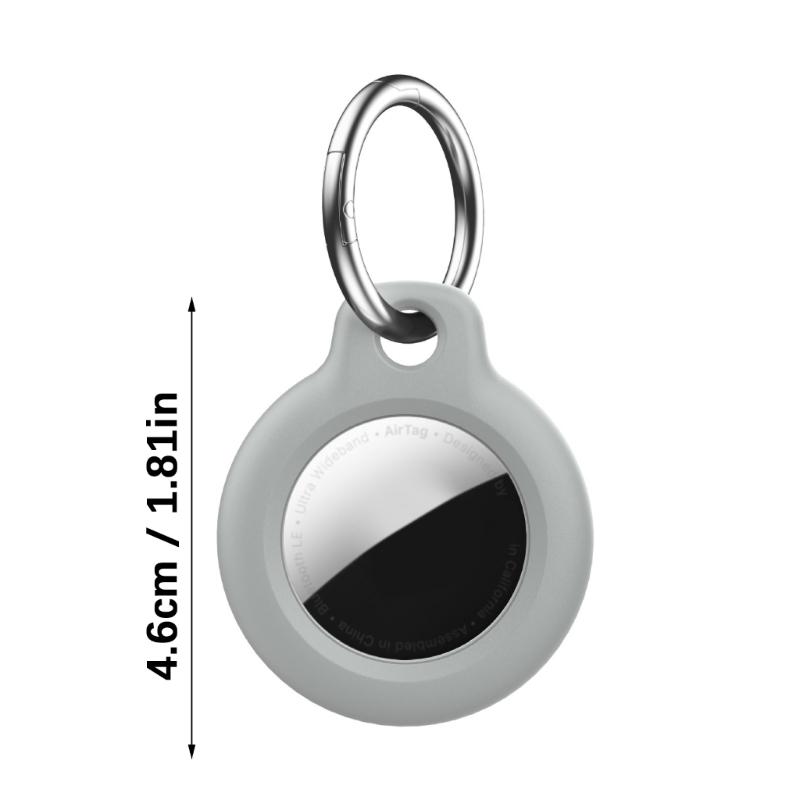 Shockproof Holder Thin Soft PC Cover with Keychains Water Resistant Surfaces Protective Shell Not Slip Grip for Trackers