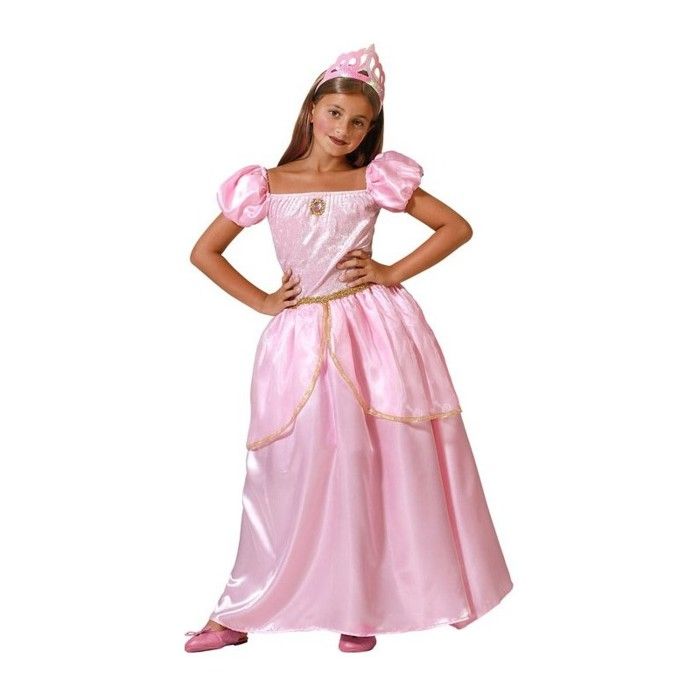 Mädchenkostüm Prinzessin Aurora Rosa