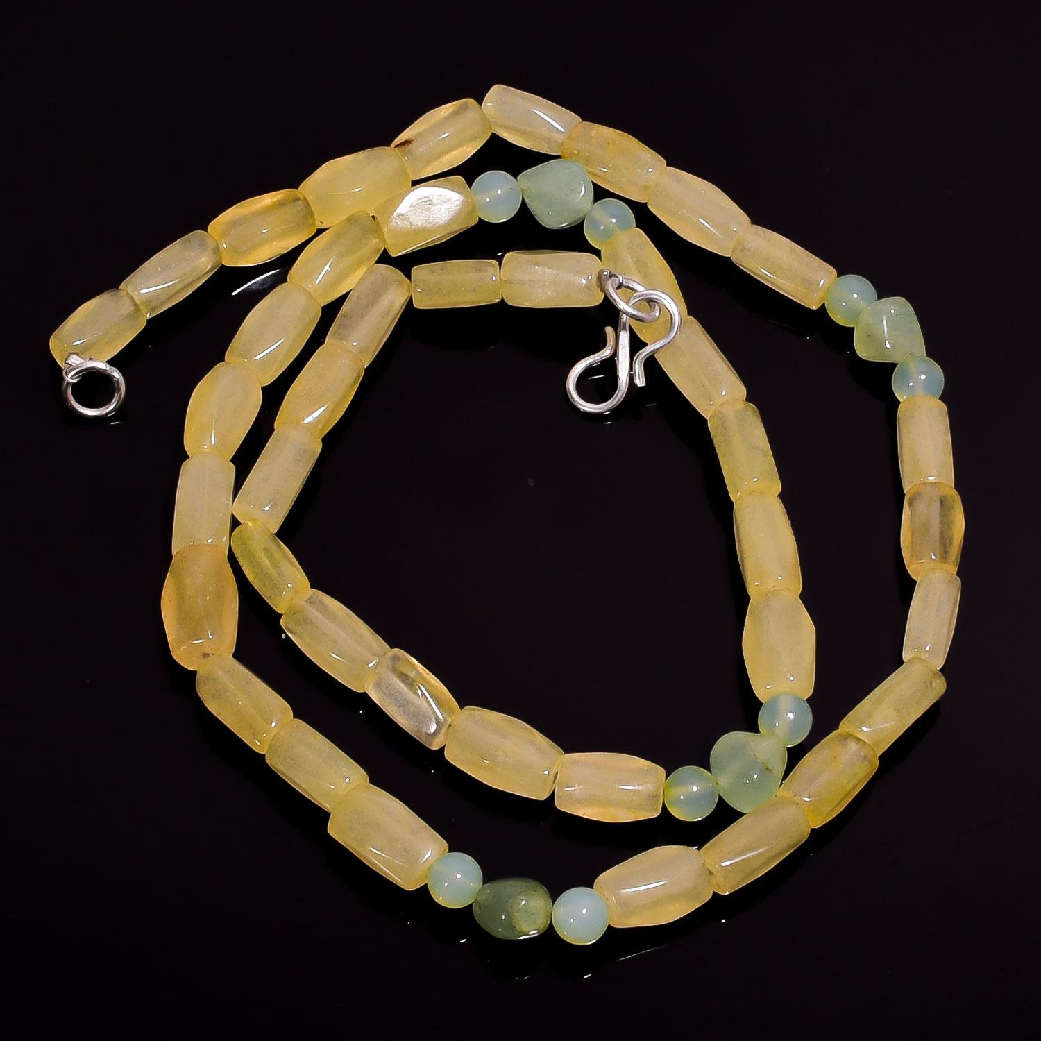 

Натуральный Мульти Авантюрин Самоцвет Смешанная Форма Гладкие Бусины Ожерелье 17 UB-4114 UB-4114