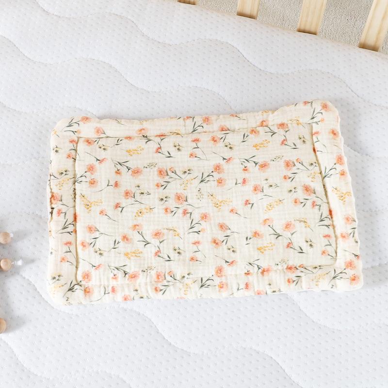 0-12Month Newborn Baby Pillow Cotton Napping  Absorption Breathable Soft Universal Pillow Bedding Babies Accessories