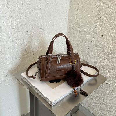 Borsa a Mano Boston di Grande Capacità per Donna, Tracolla Singola, Borsa da Viaggio