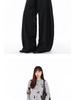 Unisex High-end Loose Straight-leg Scimitar Trousers - Spring Trendy, Floor-length Casual Pants
