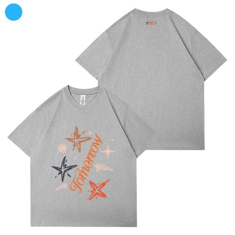 GC1 TOMORROW X TOGETHER TXT SOOBIN YEONJUN BEOMGYU BEOMGYU TAEHYUN HUENINGKAI 3D Summer Tshirt Short Sleeve Top CG1