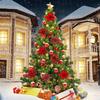 8/16/24Pcs Christmas Decoration Glitter Artifical Flowers Christmas Tree Decorations for Home Decor New Year Decoration Navidad