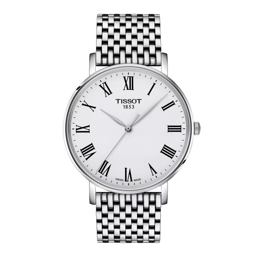

[Genuine product] Tissot Everytime Quartz TISSOT EVERY TIME Men s T143.410.11.033.00 Regular warranty 2 years Watch stand gift included