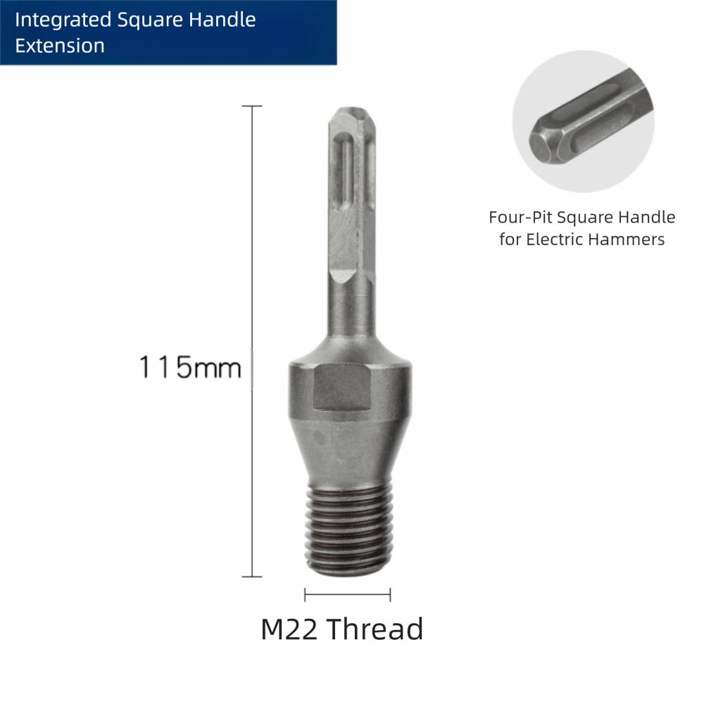 Adattatori Connettori Filettati per Punta da Trapano Diamantata Portatile M22 Filettatura a Vite Resistente Convertitore per Trapano Elettrico Adattatore per Trapano Parte di Utensile Elettrico