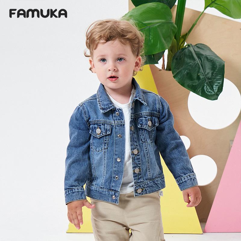 Children's Spring/Autumn Denim Jacket – Stylish Casual Wear for Boys and Girls