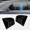 Pair Rear Side Window Trim Spoiler for BMW 5 Series E60 E61 2004 2006 2007 2008 2009 2010 Window Shutter Cover Louver Air Vents