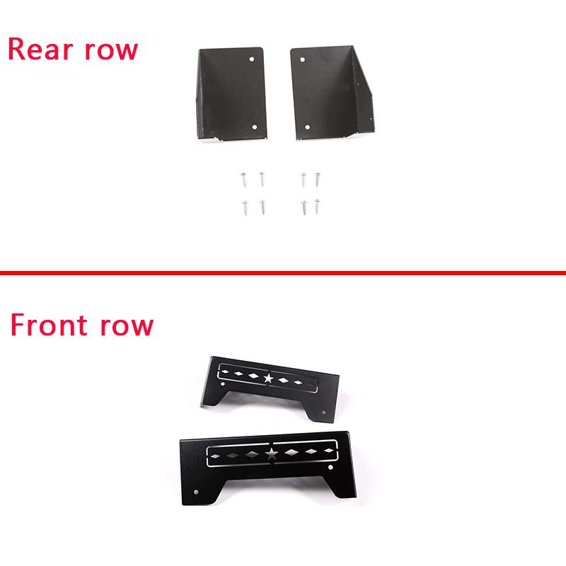 For 2004-19 Land Rover Defender 90 110 aluminum alloy car front and rear seat base anti-collision corner protection accessories