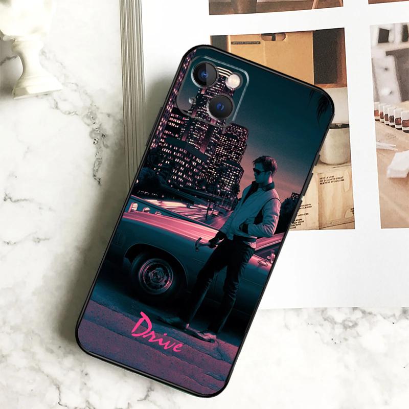 Drive Film Movie Poster Phone Case For iPhone 17 16 15 14 12 11 13 Pro Max Plus 12 13 Mini 16e 17 Air Cover Coque