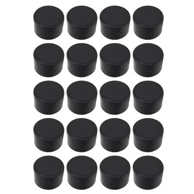 20PCS Chair Leg Tips Caps Round Shape Plastic Non Slip Easy Using Chair Leg Floor Protectors for