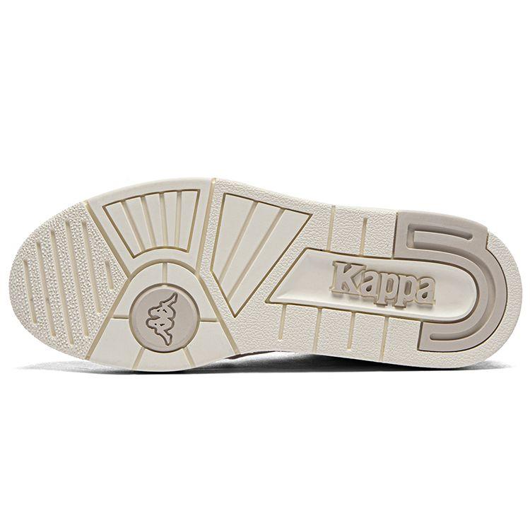 Kappa Retro Versatile Lightweight Breathable Non-Slip Waterproof Wear-Resistant Low-Top Skate Shoes Unisex Sneakers Egrets-White K0DY5CC08D-024