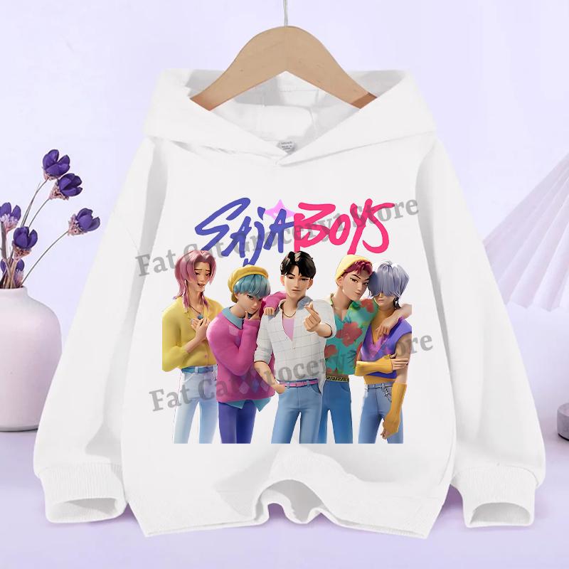 Kpop Demon Hunter Best-selling Children Kawaii Irumi Mira Zoe Hoodie 2025 Autumn Winter Fashion Casual Girls  Sports Hoodie