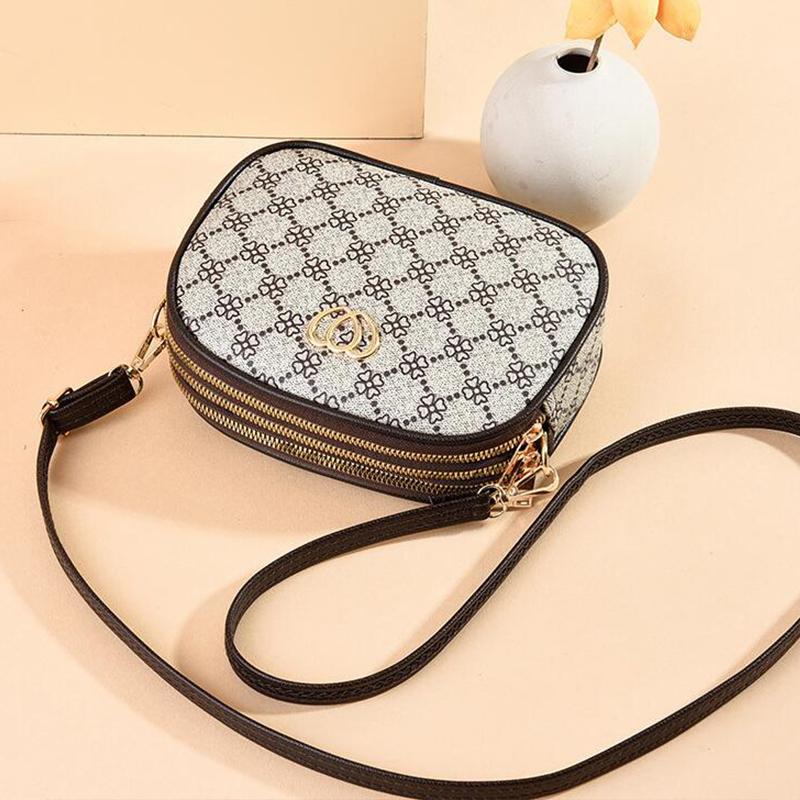 Shell Crossbody Bag for Women Fashion Small Shoulder Bags Luxury Designer Female PU Leather Zipper Handbag and Purse MIT
