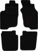 Black Velour Floor Mats For: Mitsubishi Space Star Minivan (1999-2005)