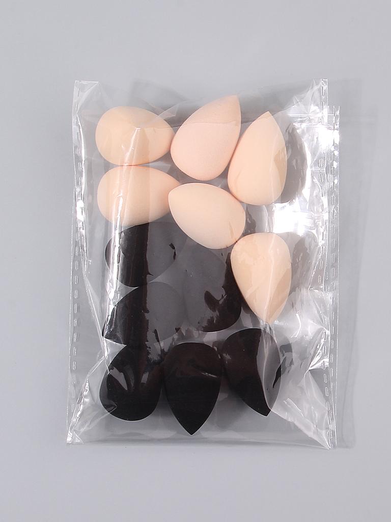 12PCS multi-color mini beauty egg, super soft non-latex makeup egg,dry and wet dual-purpose sponge egg,makeup sponge powder puff