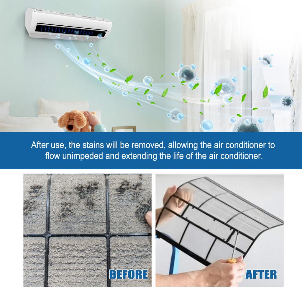 Efficient Home Air Conditioner Foam Cleanser Cleaning Spray Remove Internal Dirt Improve Airflow 120ml (Safe for Use)