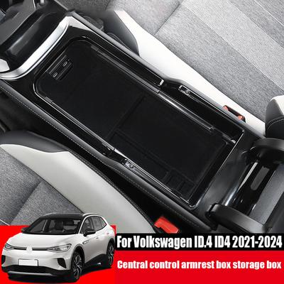 For Volkswagen VW ID.4 ID4 2024 Plush Style Central Control Armrest Box Storage Box Storage Box Car Interior Box