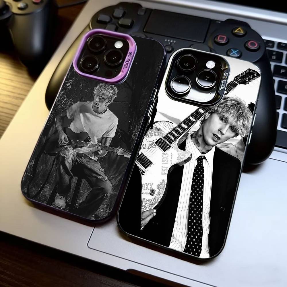 MGK LOST A-AMERICANA Phone Case For iPhone 17,16,15,14,13,12,11 Plus,Pro Max,XS,Colorful Silver Phone Case Funda Cover