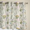 Vintage Herbaceous Floral Texture Curtains for Living Room Bedroom Study Decor Curtain Modern Kitchen Window Curtains