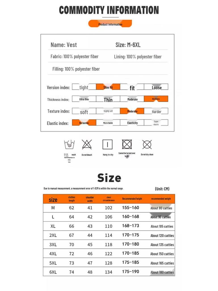 Jeanswest Herren Winter Fleece-gefütterte Weste mit Stehkragen